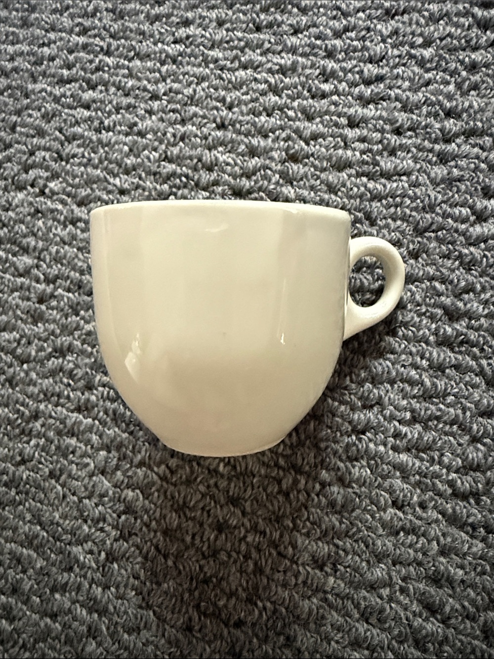 Demitasse Espresso Mug 3" Ivory Ceramic USA VTG USA Ivory Mini Tea